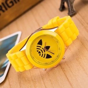 yellow adidas watch